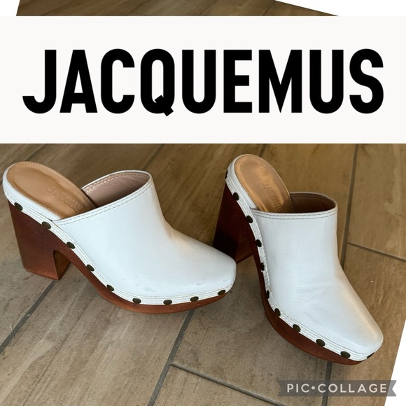 🦋JACQUEMUS Les Sabots Leather Clog Mules🦋 - Picture 1 of 11